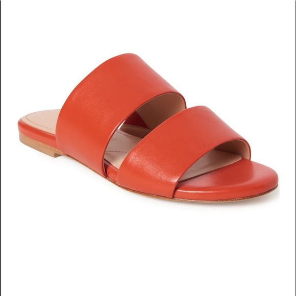 - Charles David SIAMESE slide  salmons shade double strap across instep 7.5 - Picture 2 of 15